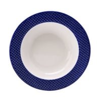 طقم 6 صحن سيراميك مقعر Petek أزرق