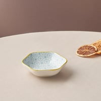 صحن سناك Floral أزرق