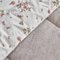 طقم مفارش مزدوج كوين Lorrie رمادي