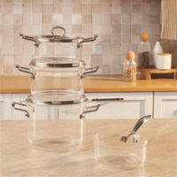 طقم قدور زجاج فاخر Amore