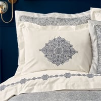 طقم مفارش عرايس كوين Maira كحلي