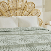 بطانية شتوية مزدوج Rita أخضر