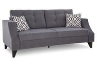 كنب 3 مقاعد Liverpool رصاصي