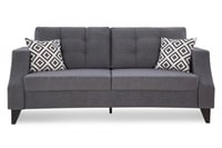 كنب 3 مقاعد Liverpool رصاصي