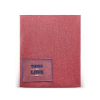 طقم لحاف خفيف ومخدة صغيرة Softy أحمر