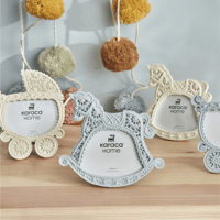 إطار صور للمواليد Carousel أبيض