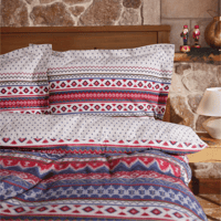 طقم مفارش مزدوج كوين Paolo Lacivert