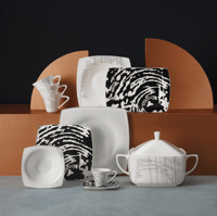 طقم مائدة فاخر 87 قطعة Print