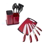طقم ملاعق طبخ وسكاكين Gusto Bordo