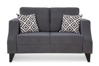 كنب مقعدين Liverpool رصاصي