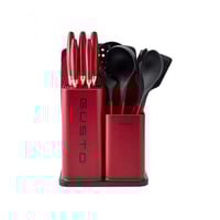 طقم ملاعق طبخ وسكاكين Gusto Bordo
