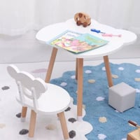 طقم طاولة و كرسي أطفال خشبي Teddy