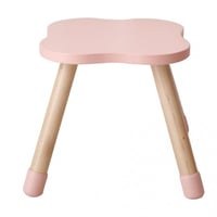 طقم طاولة و 2 كرسي أطفال خشبي Cloud لون وردي