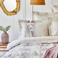 طقم مفارش مزدوج كوين Frenela بنفسجي