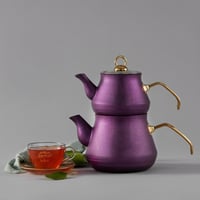 إبريق شاي بالستايل التركي Bio Granit بنفسجي