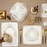 طقم مائدة فاخر 62 قطعة Simyaci