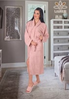 طقم أرواب أستحمام ومناشف Laurus وردي/بيج