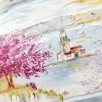 طقم مفارش مزدوج كوين İstanbul