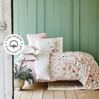 طقم مفارش مزدوج كوين Lorenzo Lila