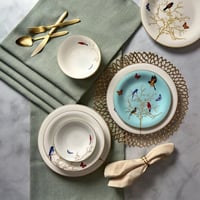 طقم مائدة فاخر 84 قطعة Grace Mint