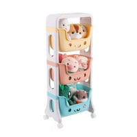 رفوف ألعاب بلاستيك