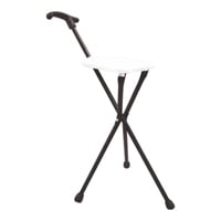 عكاز لكبار السن مع كرسي قابل للطي