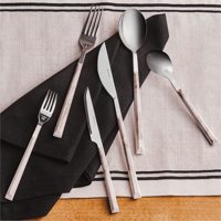 طقم ملاعق فندقي فاخر LEDA أبيض