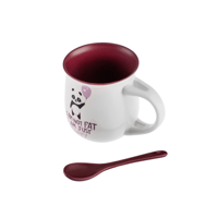 كوب خزفي مع ملعقة Motley Panda