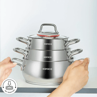 طقم قدور ستانلس ستيل Emirgan