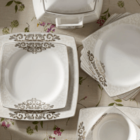 طقم مائدة فاخر 60 قطعة Nazende