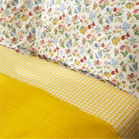 طقم مفارش مزدوج كوين Noya أصفر