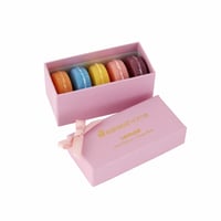 مجموعة صابون طبيعي معطر بشكل ماكرون Leylak