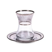 استكانة فاخرة مع صحن Basak