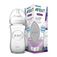 رضاعة ناتشورال زجاجية من عمر 1 شهر AVENT