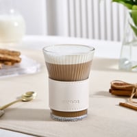 كوب زجاجي فاخر Cool Touch لؤلؤي