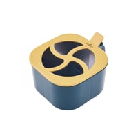 حافظة بهارات بلاستيكية مع ملاعق Gale Blue