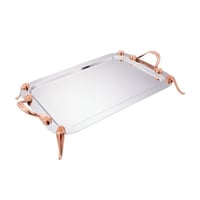 صينية تقديم Rose Garden لون برونزي