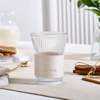 كوب زجاجي فاخر Cool Touch لؤلؤي