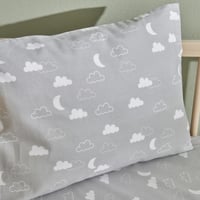 طقم شرشف مواليد Cloudy Gray