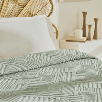 بطانية شتوية مزدوج Rita أخضر