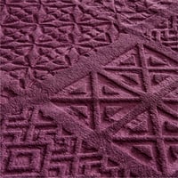 بطانية شتوية مزدوج Blair عنابي