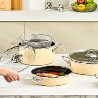 طقم قدور مطلية بالمينا Erva