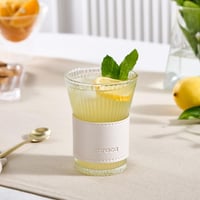 كوب زجاجي فاخر Cool Touch لؤلؤي