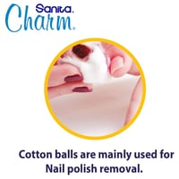 كرات القطن Sanita Charm سنو فليك