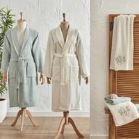 طقم أرواب أستحمام ومناشف Russell Mint