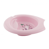 صحن طعام للمواليد CHICCO وردي