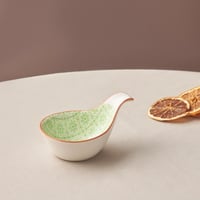 صحن صوص Floral أخضر