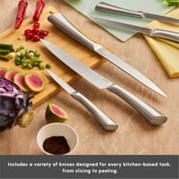 طقم سكاكين احترافية مع ستاند ولوح تقطيع Vigor