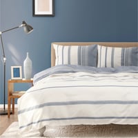 طقم مفارش مزدوج كوين Vetro أزرق