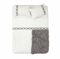 طقم مفارش مزدوج كوين Julia Gray